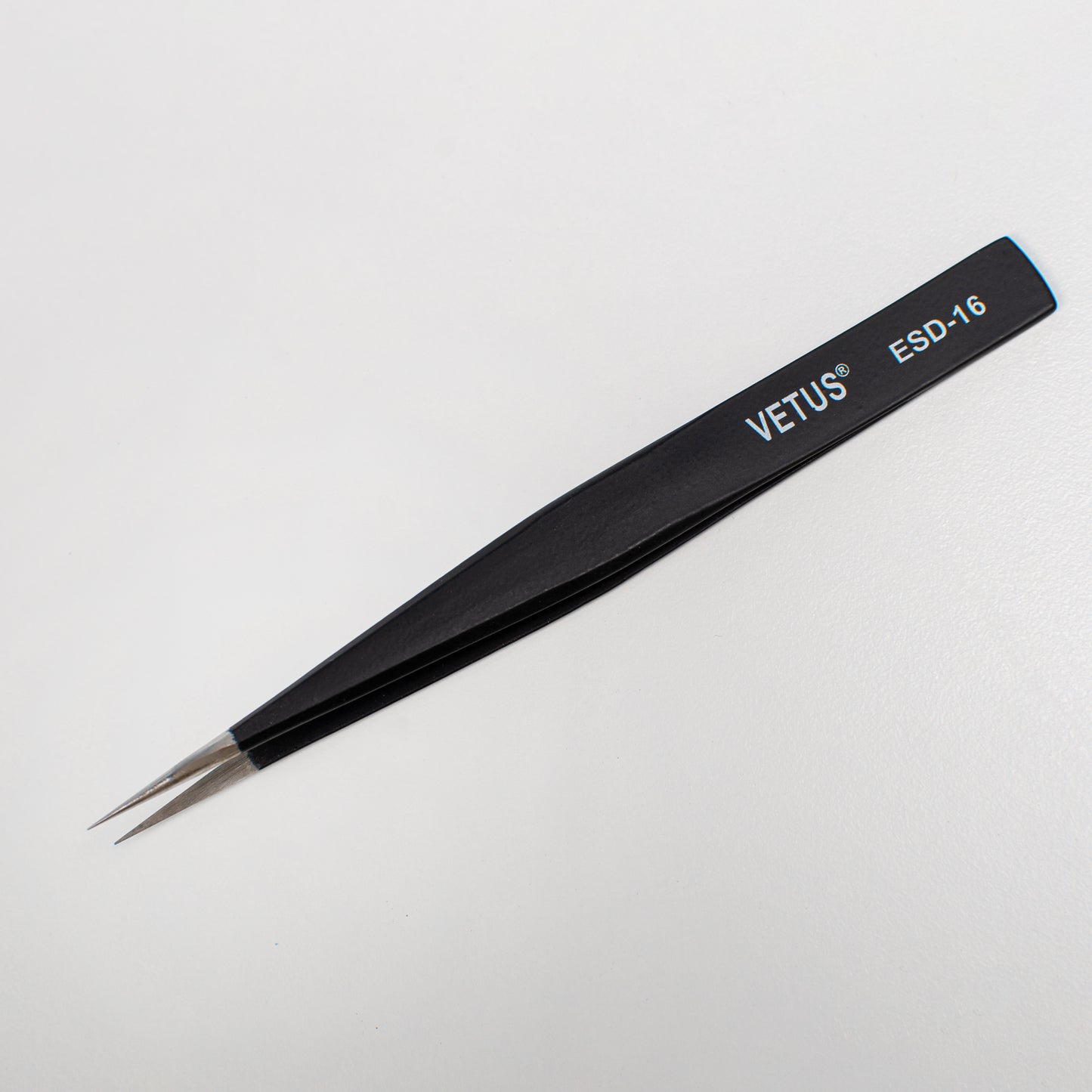 Tweezers Vetus ESD 16, 1pcs, Tweezers For Bending Wire, Stainless Steel Tweezers, Non Magnetic Straight Tweezer For Enamelwork Very Sharp (Copy)