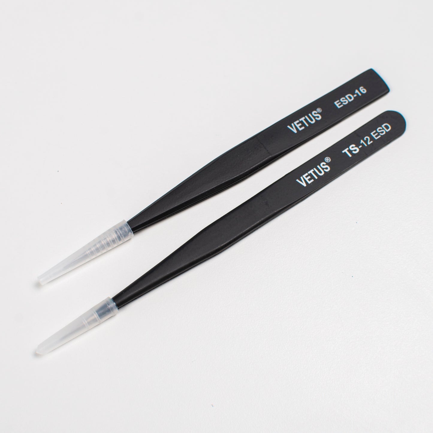 Tweezers Vetus ESD 12, 1pcs, Tweezers For Bending Wire, Stainless Steel Tweezers, Non Magnetic Straight Tweezer For Enamelwork Very Sharp
