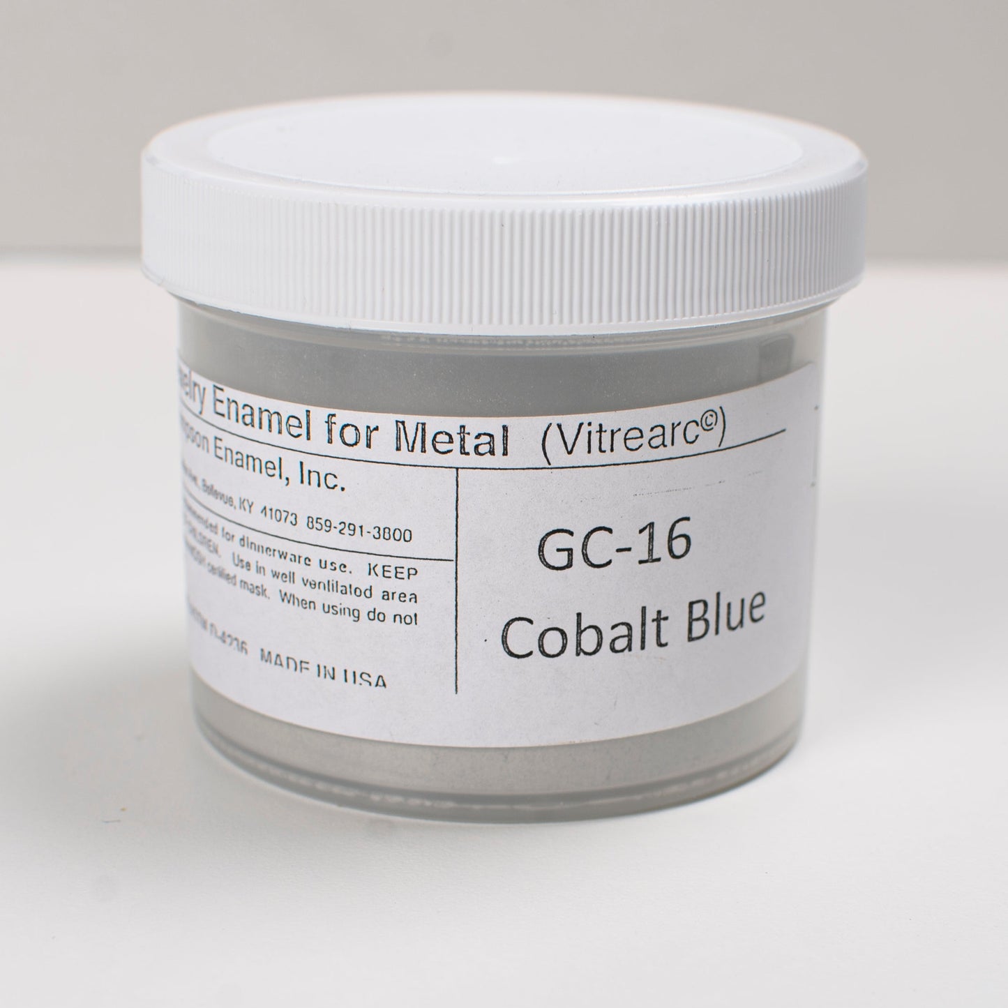 Ground Coat for Enamelling Iron 25g, Liquid Form Enamel Cobalt Blue (Actually Grey), Dry Enamel Powder, Ground For Steel