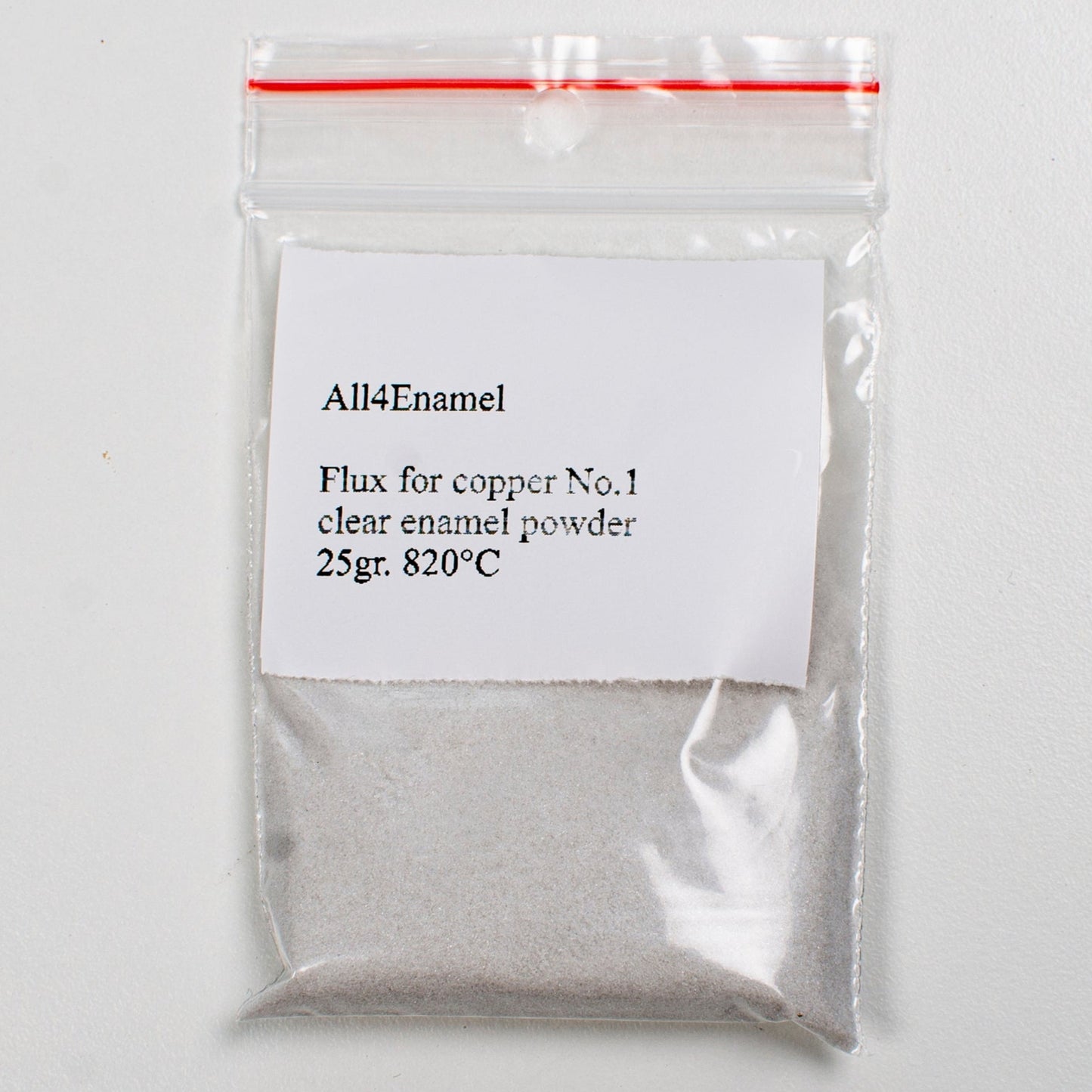 Flux, Clear Enamel For Copper, No 1, 25g, Lead Free Glassed Powder For Enamelling, Fondant, Dry Enamel Powder, Cover Base For Enamelling
