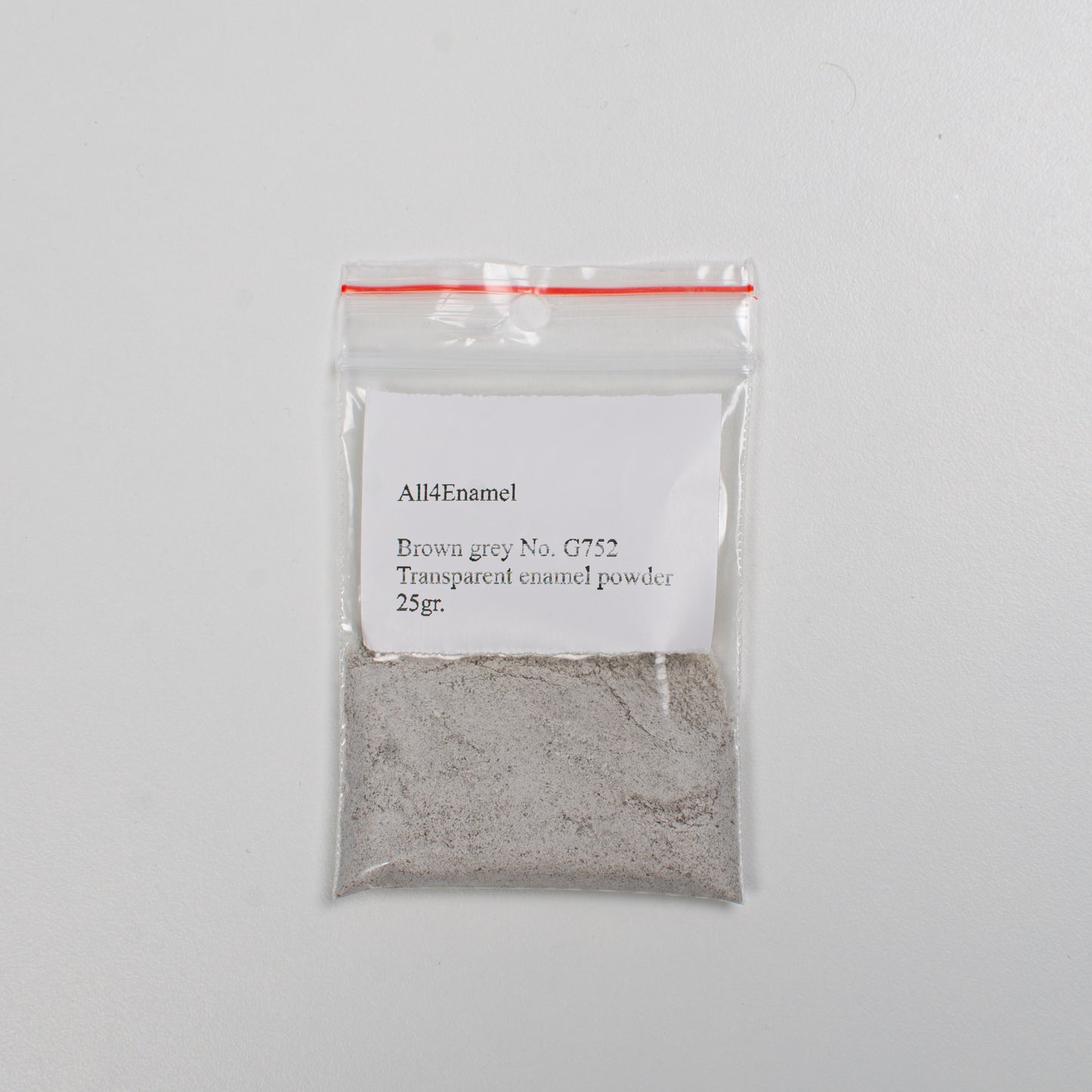Enamel Powder Brown Grey Transparent Enamel No. G752, 25gr. Glassed Powder For Enamelling On Silver, Copper, Gold, Enamelling Tools