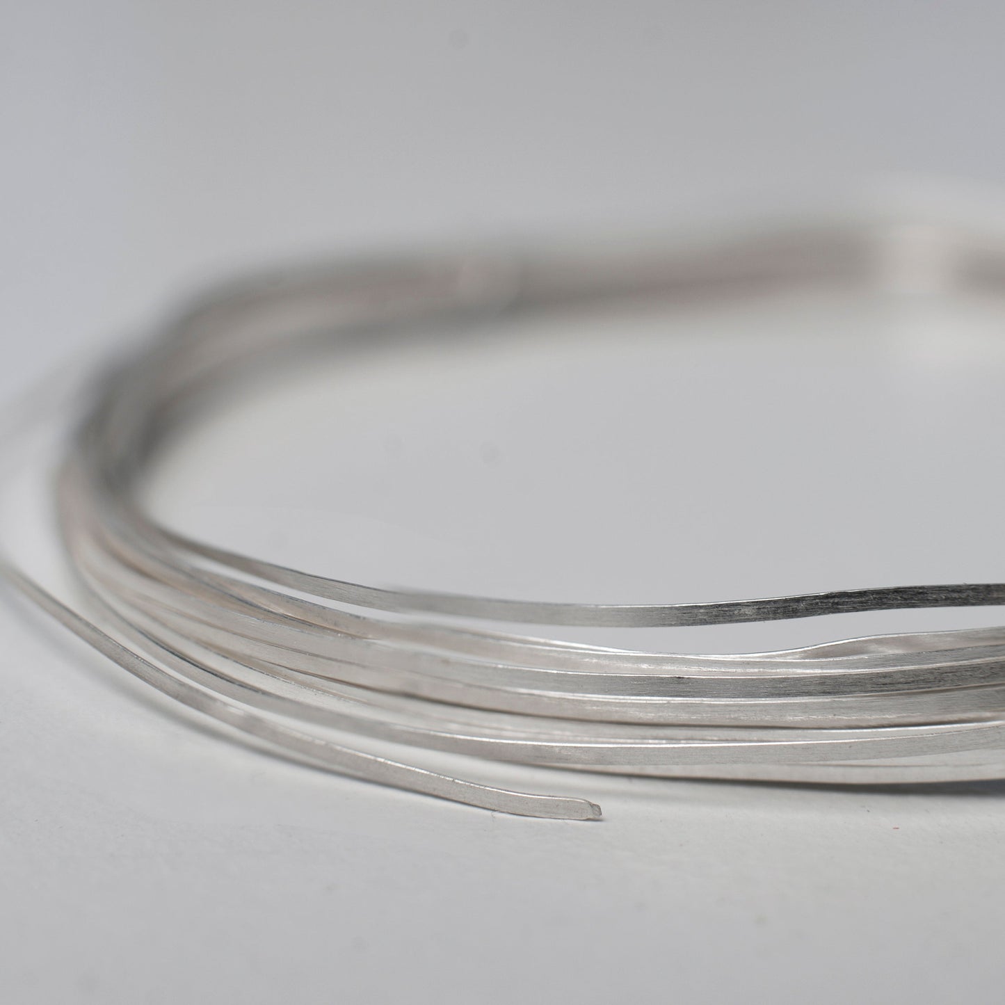 Fine Silver Cloisonne Bending Flat Wire, 0,15x0,6mm (5 meters)