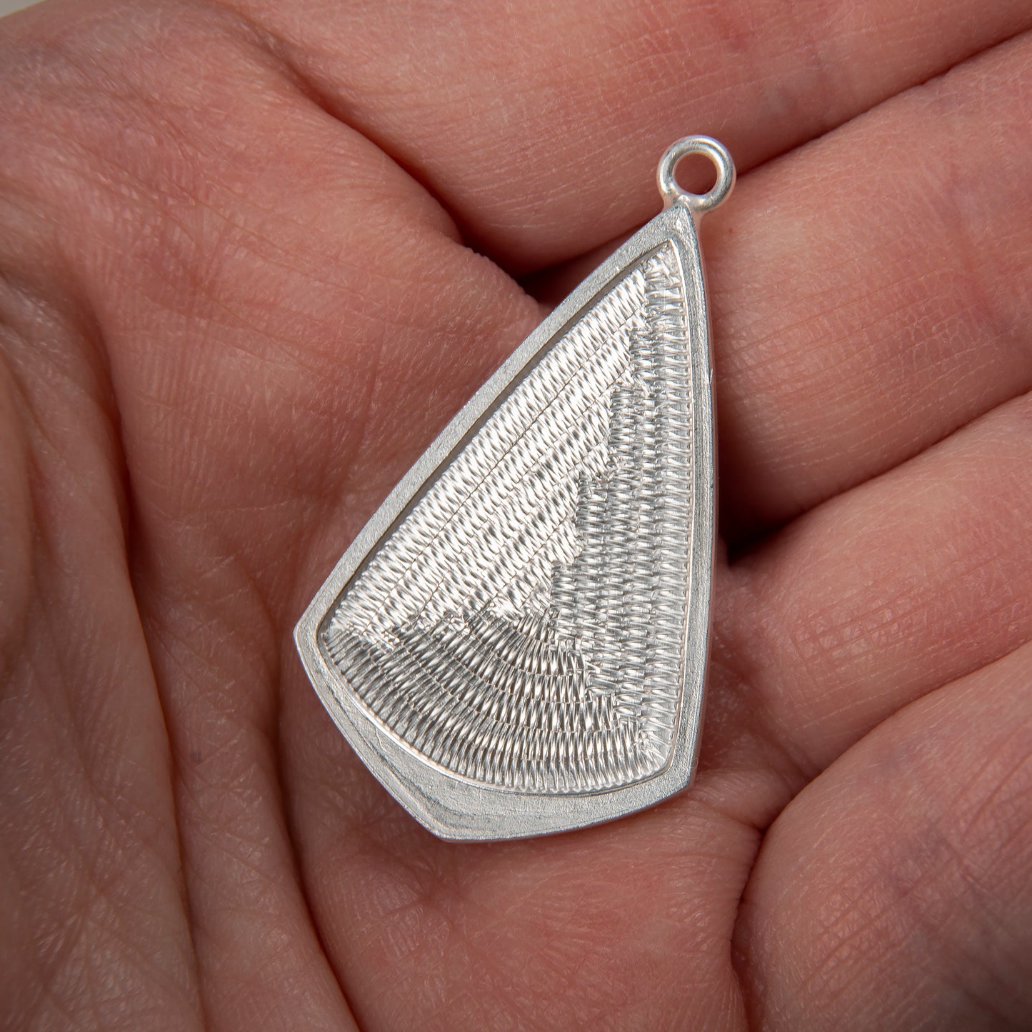 Sterling Silver Blank For Enamelling 32x20 mm, No Need To Add Foil Or Counter Enamel, 925 Form Prepared For Making Earrings Or Pendant
