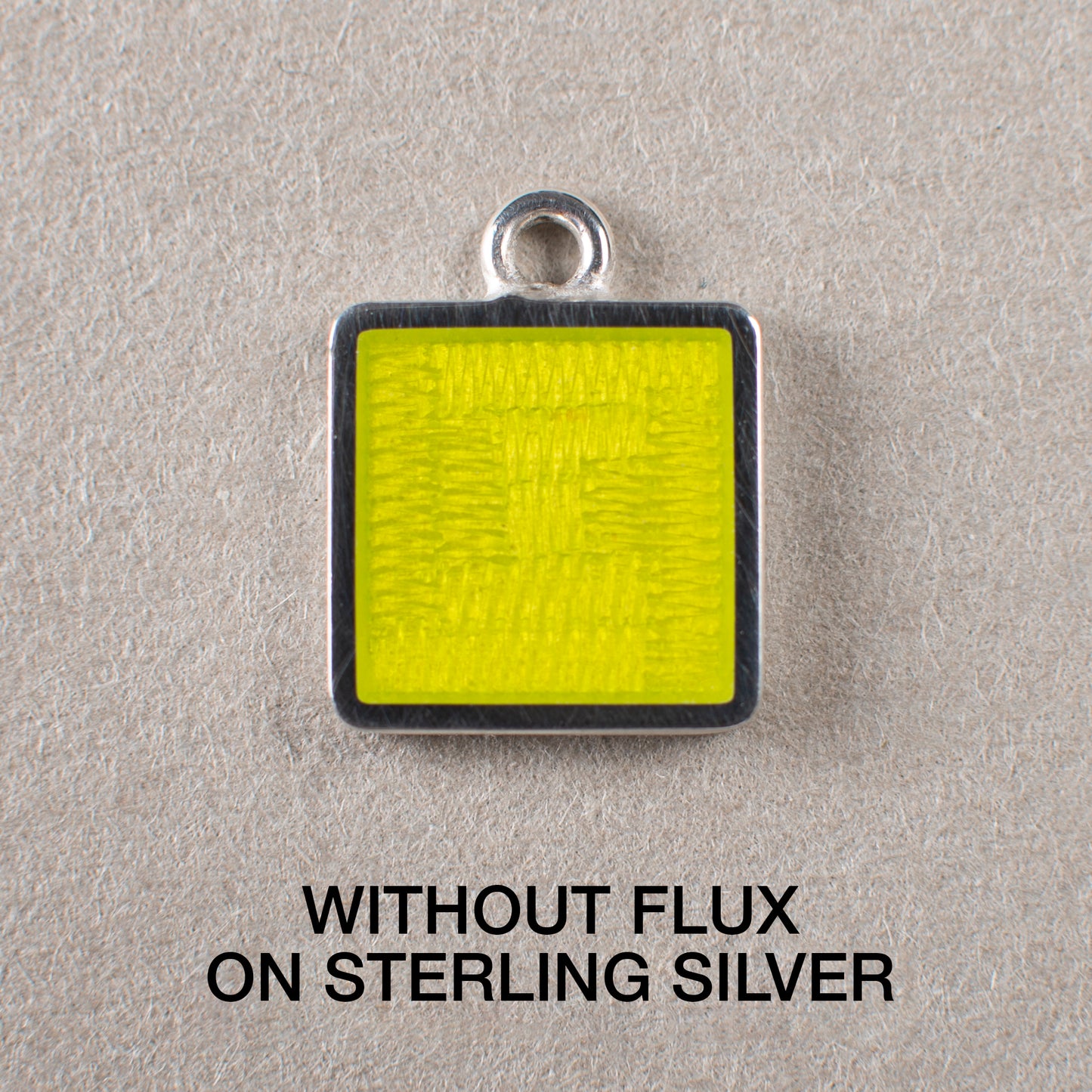 Enamel Powder Neon Yellow Transparent Enamel No. HS-12, 25gr. Glassed Powder For Enameling On Silver, Copper, Gold, Enamelling Tools