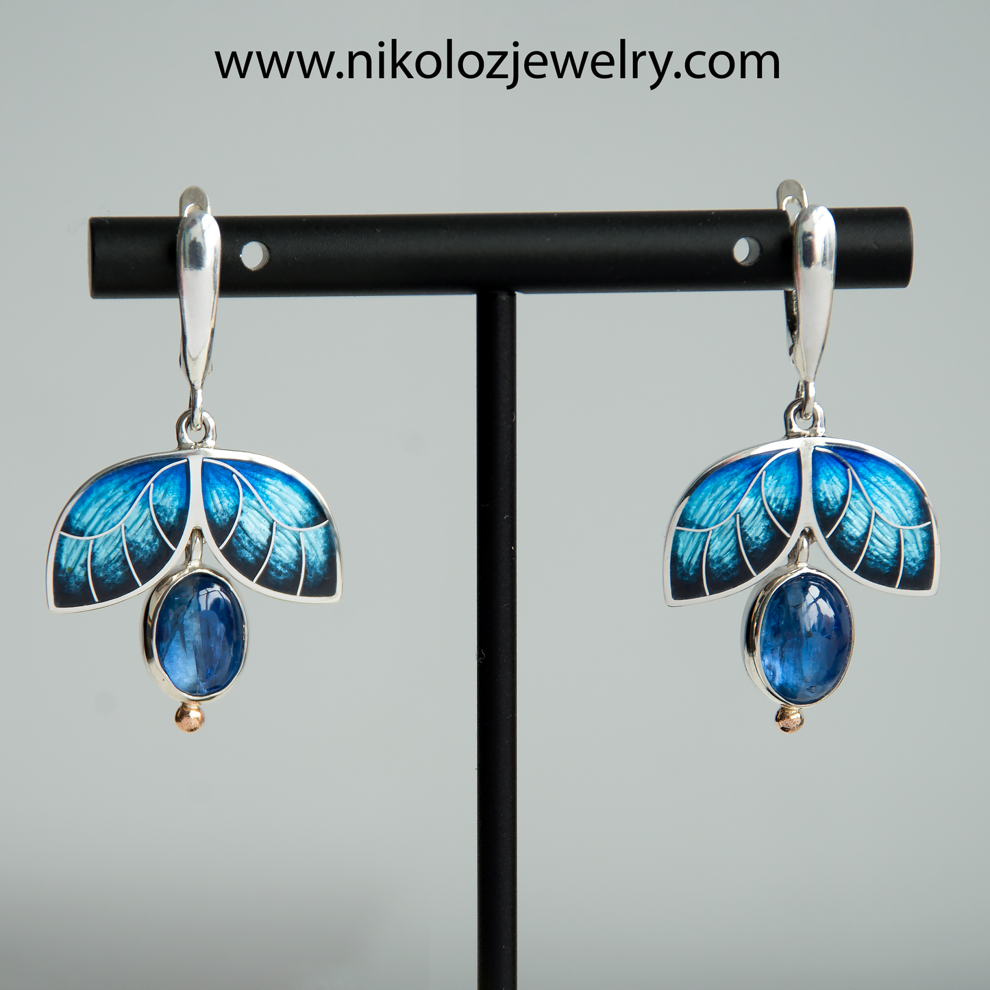 Silver Teardrop Shape Hoop 19x9 mm With Latch Back Closure, Findings For Dangling Earrings, 1 pair, Sterling Silver 925 Hoop