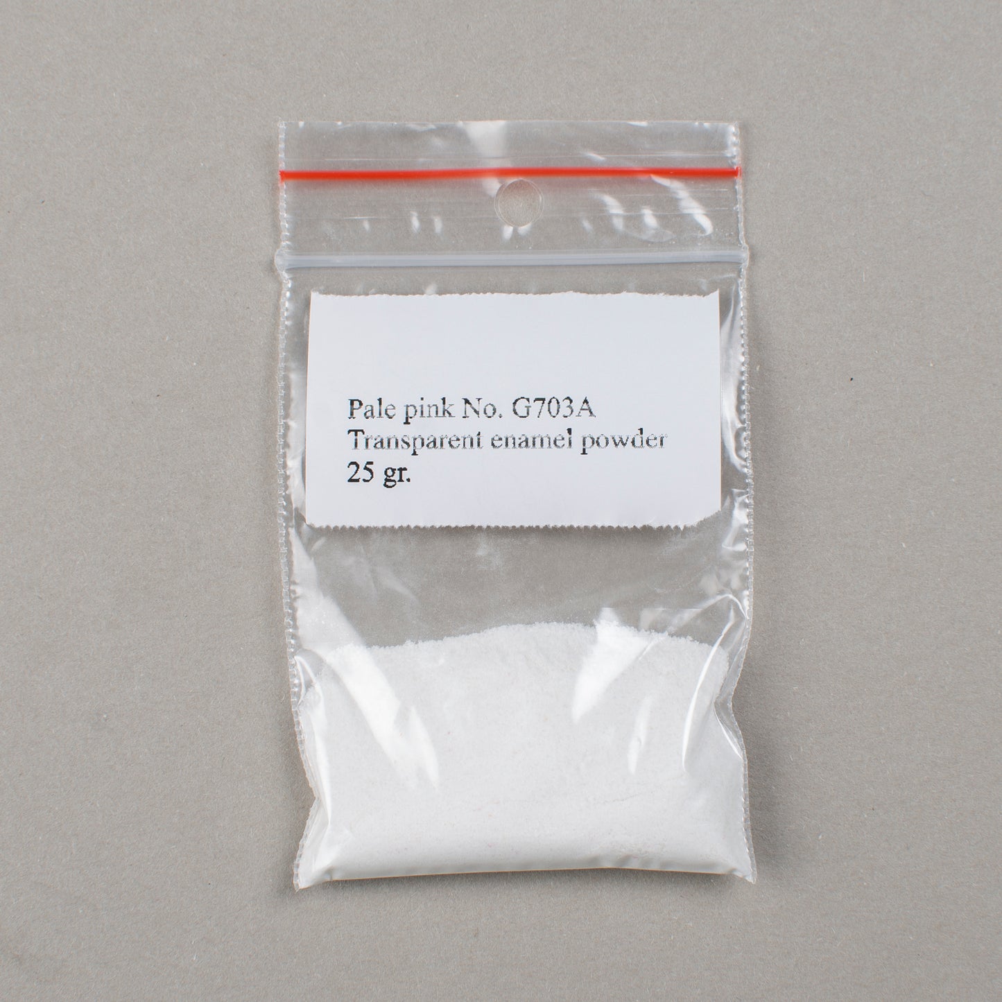 Enamel Powder No. G703A, 25g, Pale Pink Transparent Enamel, Glassed Powder For Enameling On Silver, Copper, Gold, Enamelling Tools