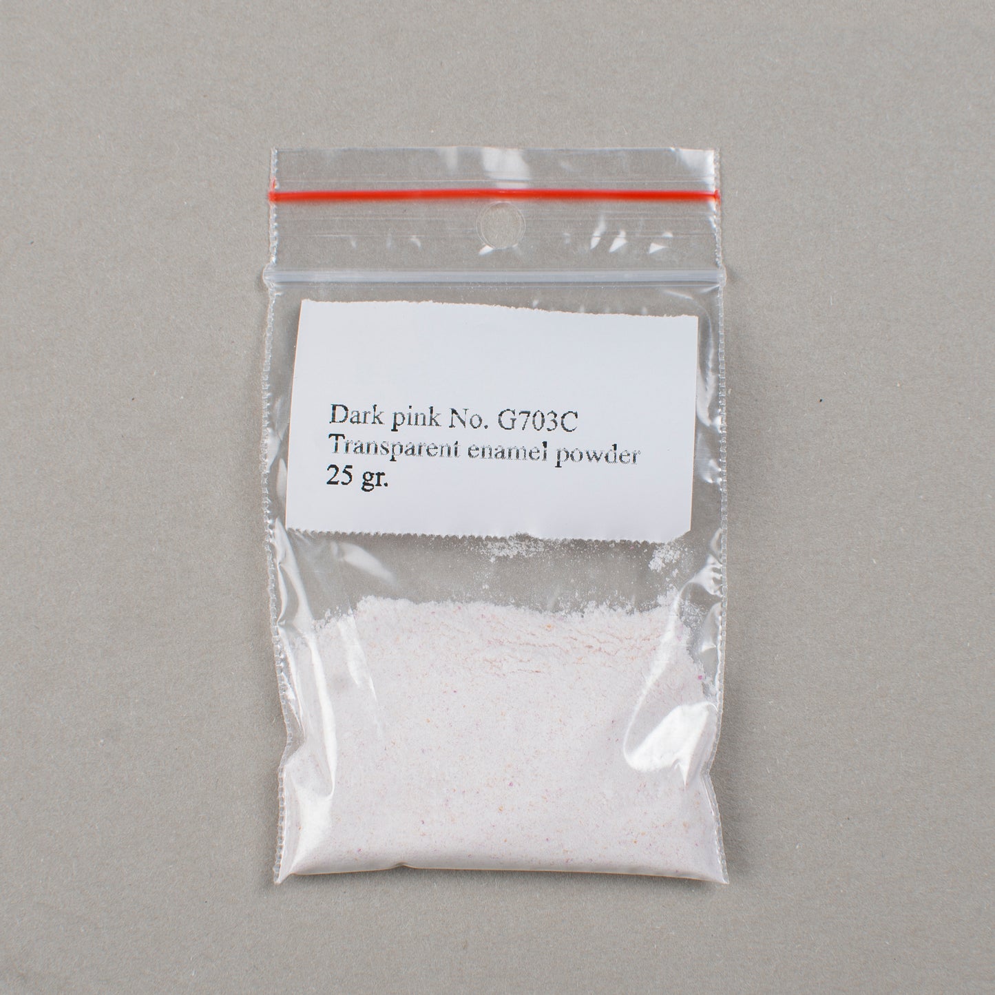 Enamel Powder No G703C, 25g, Dark Pink Transparent Enamel, Glassed Powder For Enameling On Silver, Copper, Gold, Enamelling Tools