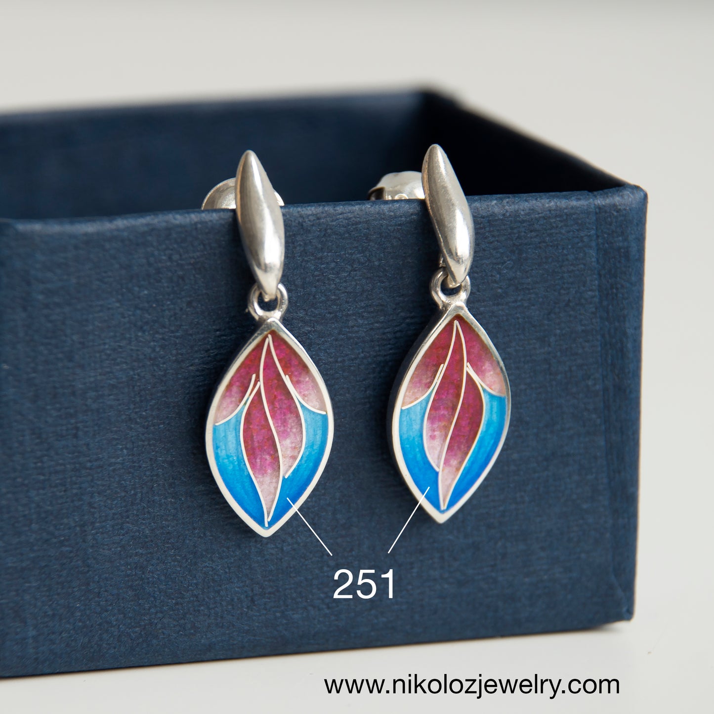 Enamel Powder Deep Azure Blue, Transparent Enamel No 251, Glassed Enamel Powder For Enamelling (25g., 50g., 100g.)