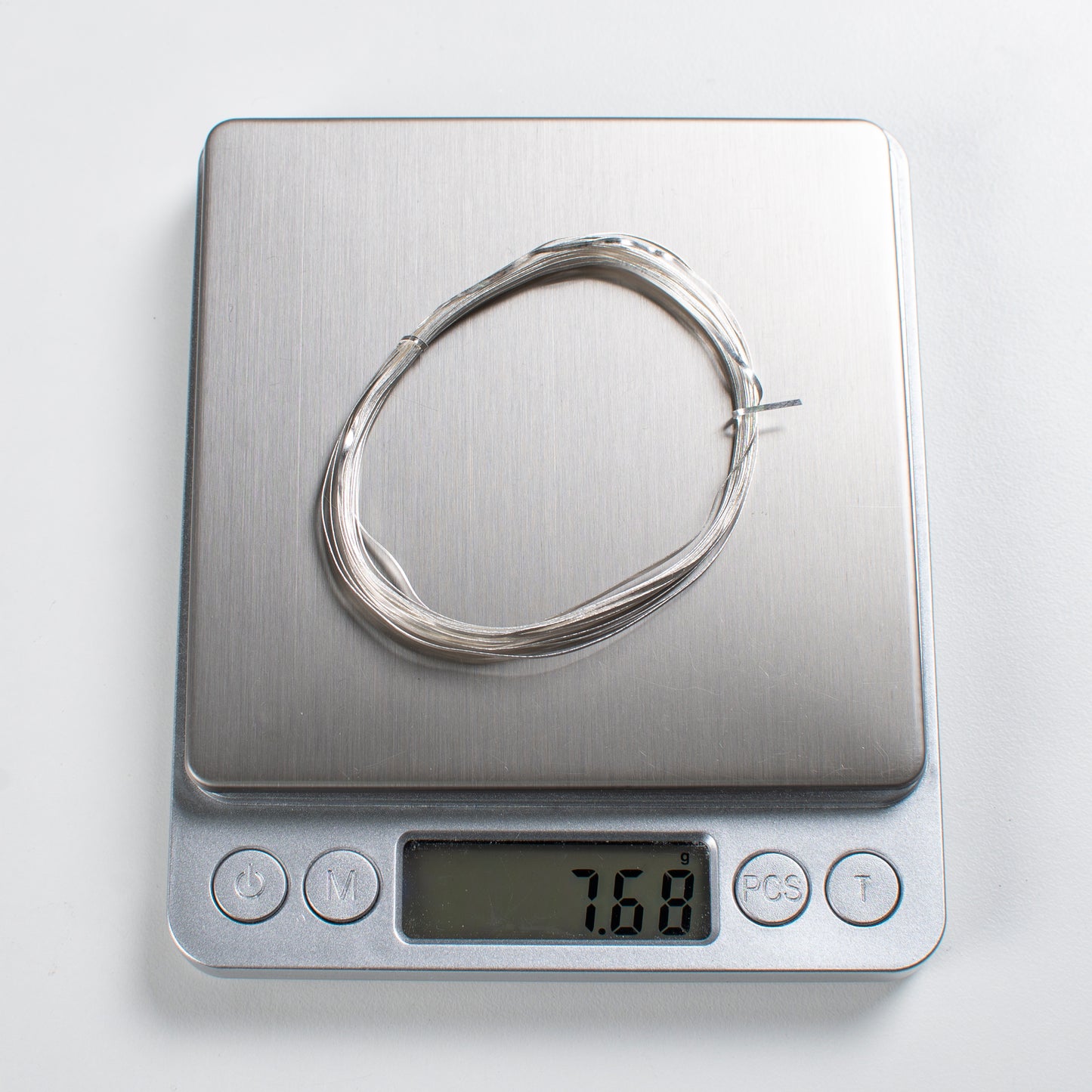 Fine Silver Cloisonne Wire: 999 Silver, 0,9 x 0,1 mm, Soft, Bending - 5 Meters