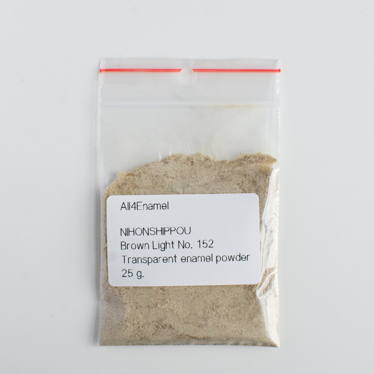 Brown Light Transparent Enamel Powder No. 152, 25g.
