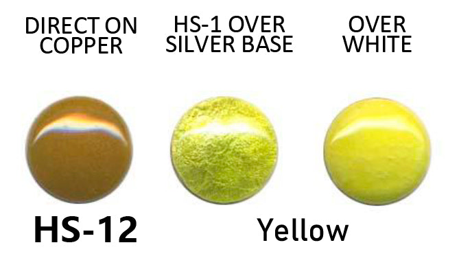 Enamel Powder Neon Yellow Transparent Enamel No. HS-12, 25gr. Glassed Powder For Enameling On Silver, Copper, Gold, Enamelling Tools