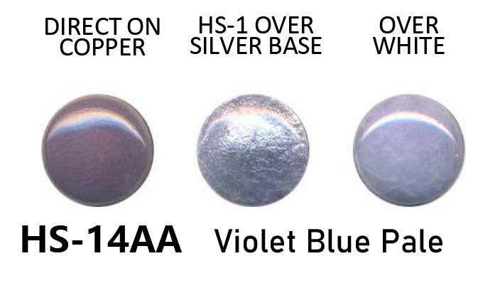 Enamel Powder Violet Blue Pale Transparent Enamel No. HS-14AA, 25gr. Glassed Powder For Enameling On Silver, Copper, Gold, Enamelling Tools