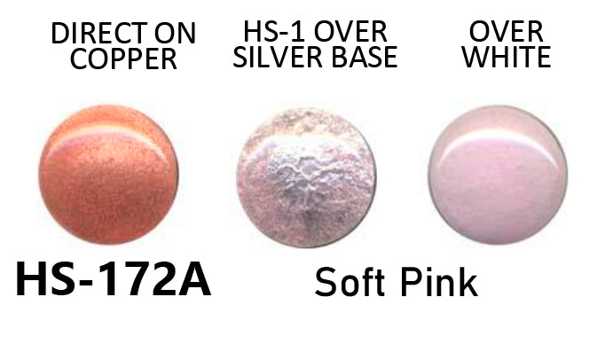 Enamel Powder Soft Pink Transparent Enamel No HS-172A, 25gr. Glassed Enamel Powder For Enameling In Kiln And Torch, Supply For Enameling