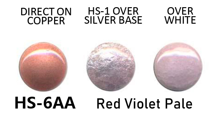 Enamel Powder Red Violet Pale Transparent Enamel No. HS-6AA, 25gr. Glassed Powder For Enameling On Silver, Copper, Gold, Enamelling Tools