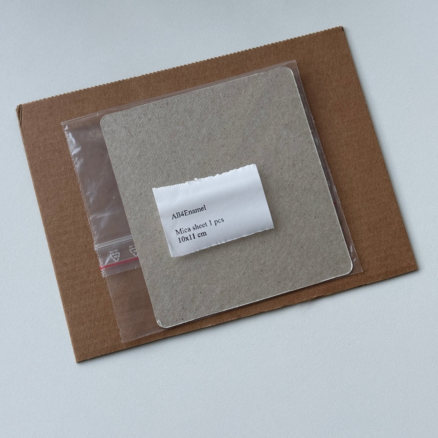 Mica Sheet 1 pcs., 10x11 mm., High Temperature Resistant Sheet For Enamelwork, Heat Proof Thick Mica Paper, Tools For Enamel Art