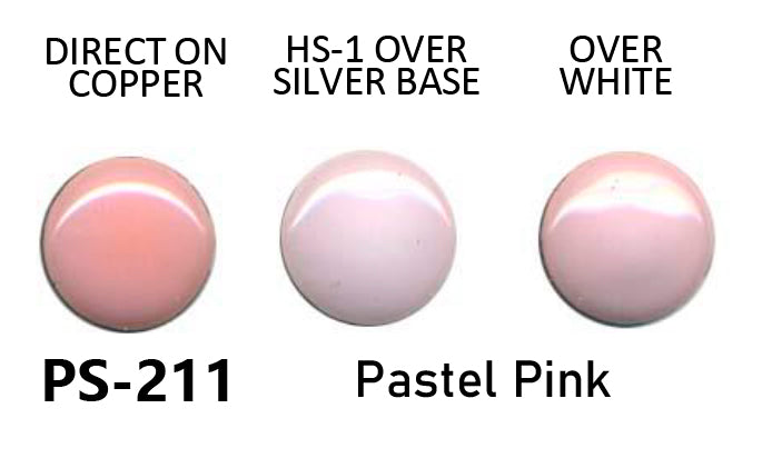 Enamel Powder Pastel Pink Translucent Enamel No. PS-211, 25gr. Glassed Powder For Enamelling On Silver, Copper, Gold, Enamelling Tools