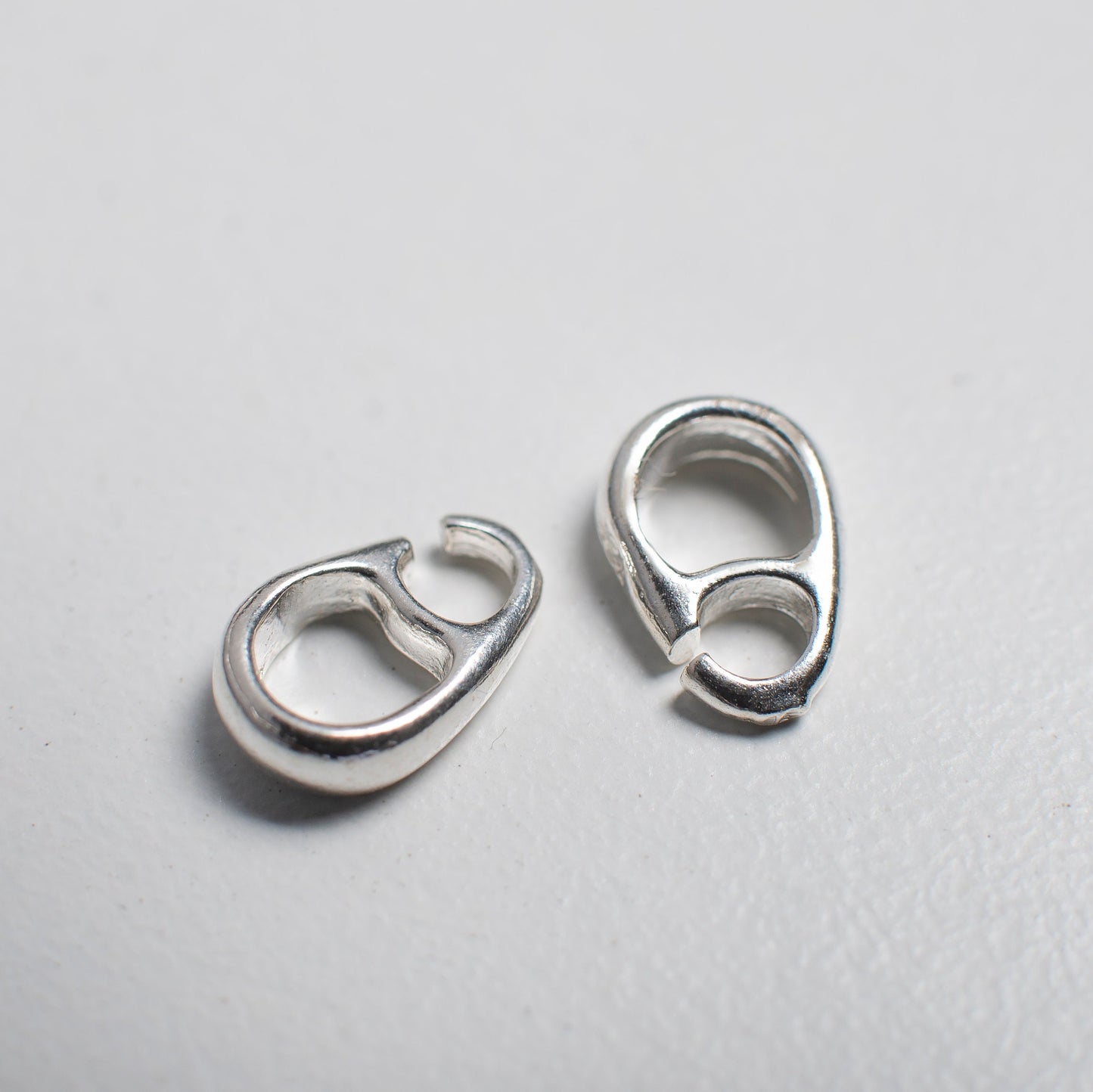 Pendant Bail, 8,5 mm (1pcs), Sterling Silver 925 Bail With Open Loop, Pendant Pinch, Pendant Holder, Jewelry Findings