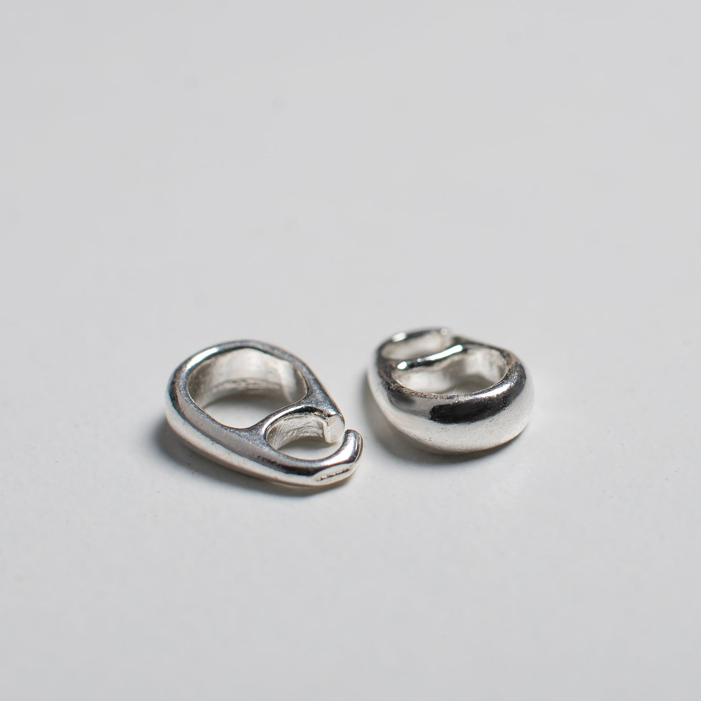 Pendant Bail, 8,5 mm (1pcs), Sterling Silver 925 Bail With Open Loop, Pendant Pinch, Pendant Holder, Jewelry Findings