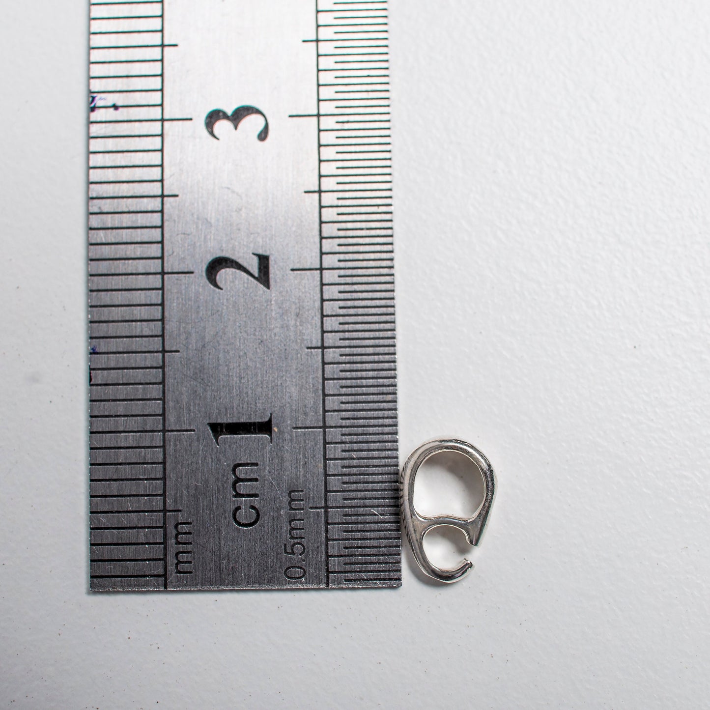 Pendant Bail, 8,5 mm (1pcs), Sterling Silver 925 Bail With Open Loop, Pendant Pinch, Pendant Holder, Jewelry Findings