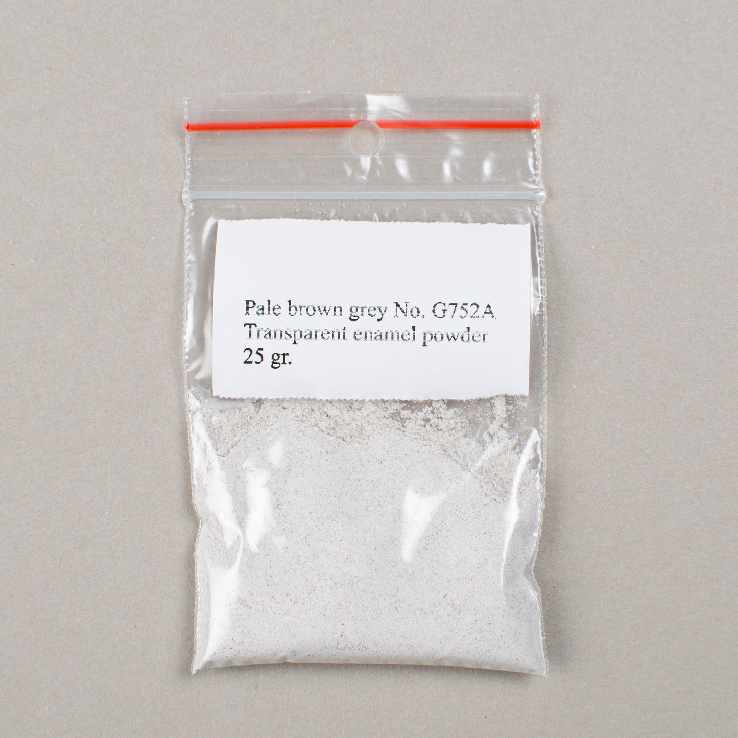 Enamel Powder Pale Brown Grey Transparent Enamel No. G752A, 25gr. Glassed Powder For Enamelling On Silver, Copper, Gold, Enamelling Tools