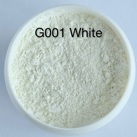Onglaze Enamel Powder - 8g, Overglaze Painting Powder for Ceramics & Jewelry, White No. G001