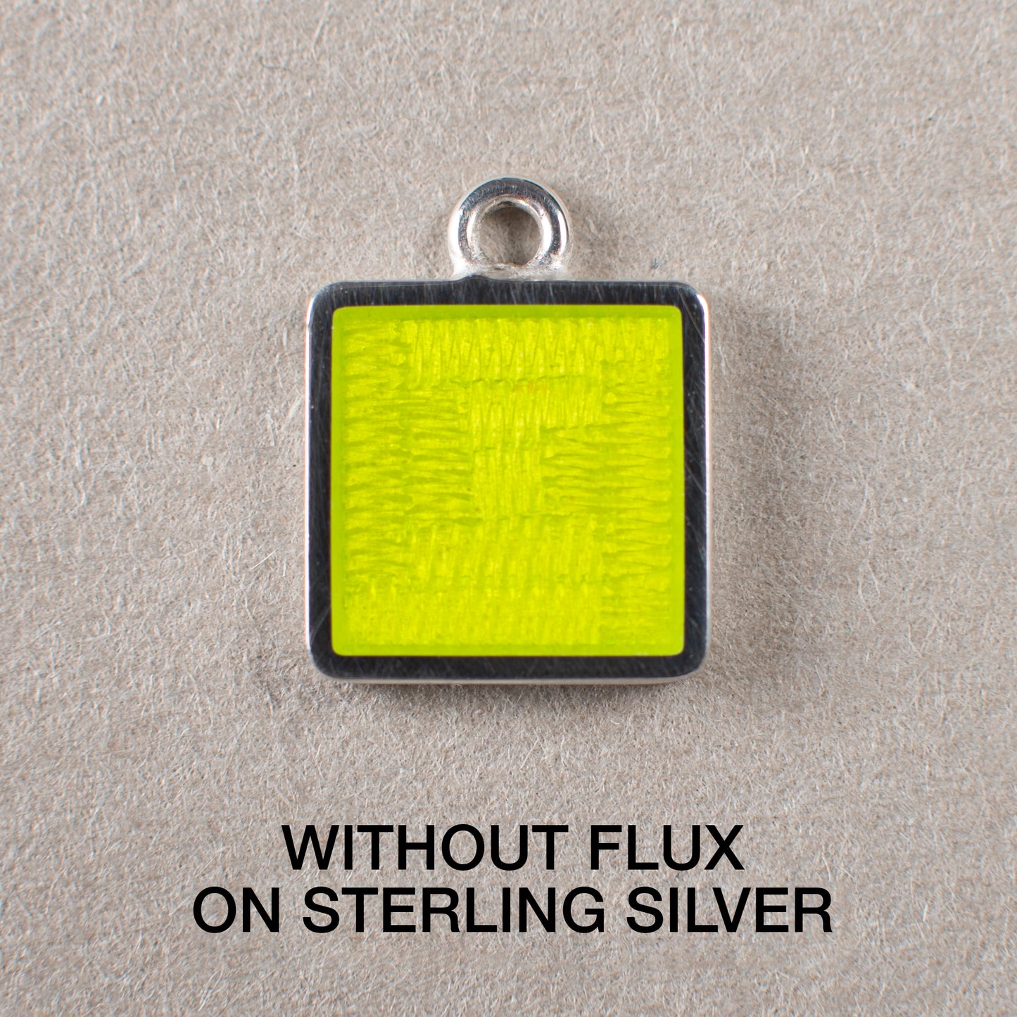 Enamel Powder Neon Yellow Transparent Enamel No. HS-12, Glassed Powder For Enameling (25g., 50g., 100g.)