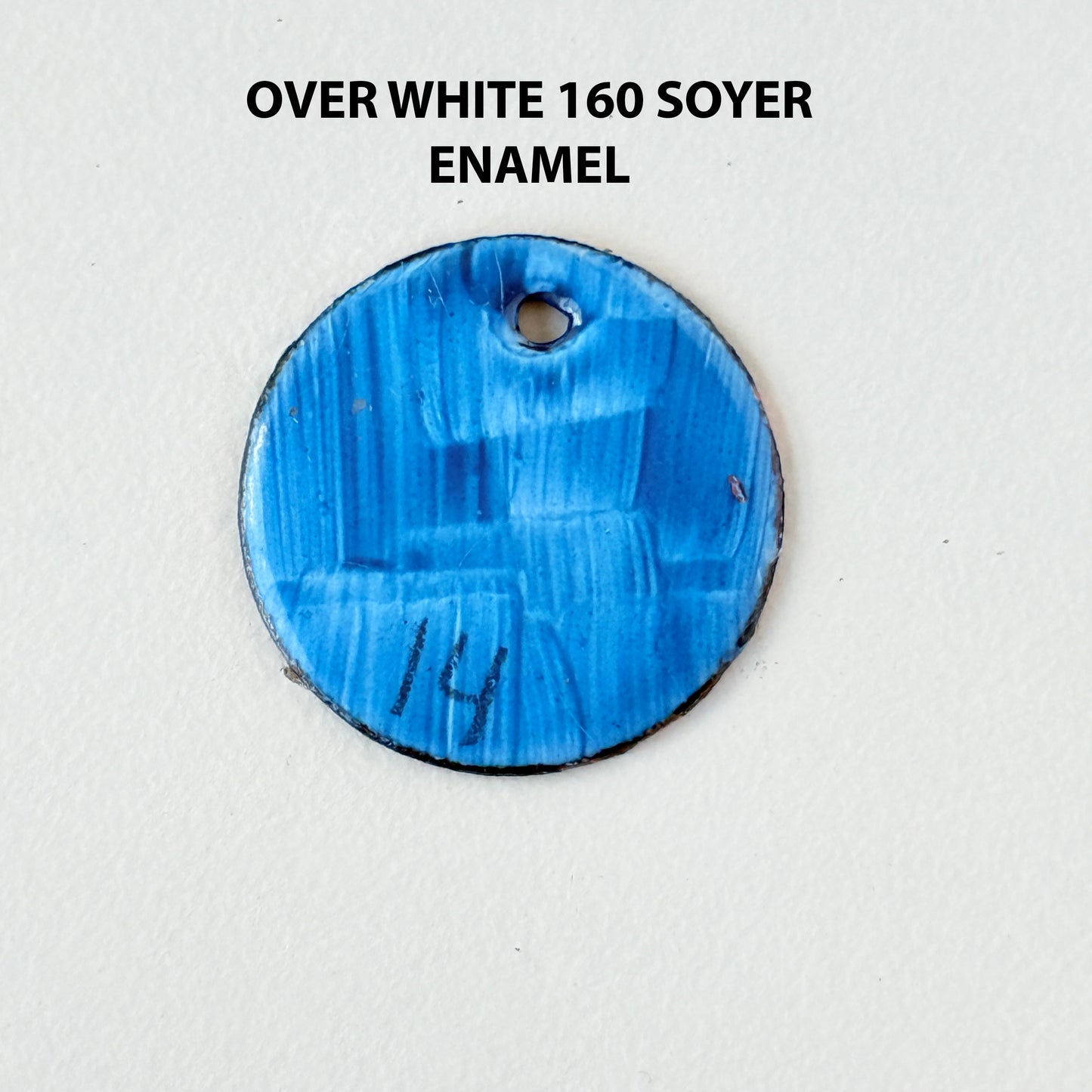 Onglaze Enamel Powder - 8g, Overglaze Painting Powder for Ceramics & Jewelry, Sea Blue No. G014