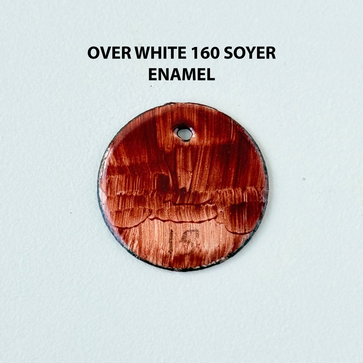 Onglaze Enamel Powder - 8g, Overglaze Painting Powder for Ceramics & Jewelry, Walnut Brown No. G015