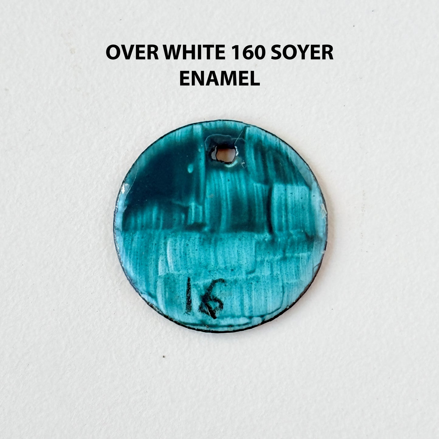 Onglaze Enamel Powder - 8g, Overglaze Painting Powder for Ceramics & Jewelry, Emeral Green No. G016