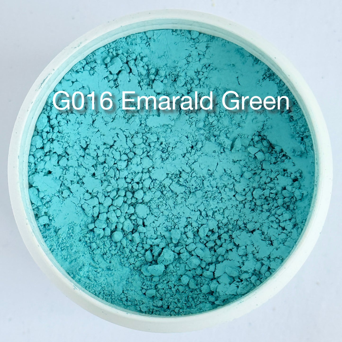 Onglaze Enamel Powder - 8g, Overglaze Painting Powder for Ceramics & Jewelry, Emeral Green No. G016