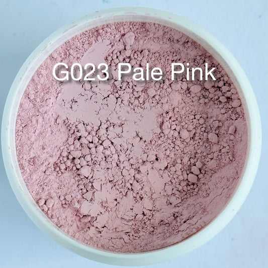 Onglaze Enamel Powder - 8g, Overglaze Painting Powder for Ceramics & Jewelry, Pale Pink No. G023