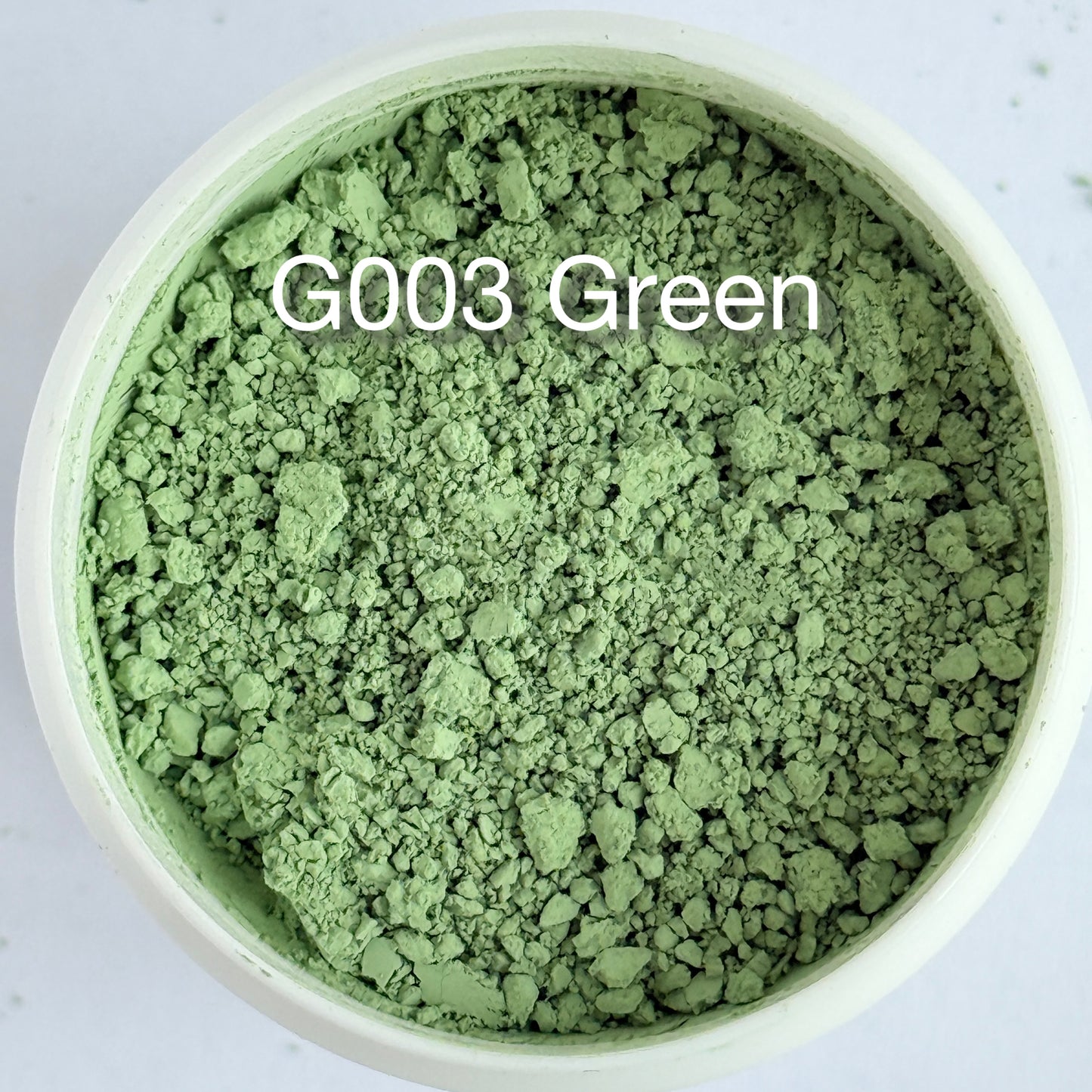 Onglaze Enamel Powder - 8g, Overglaze Painting Powder for Ceramics & Jewelry, Green No. G003