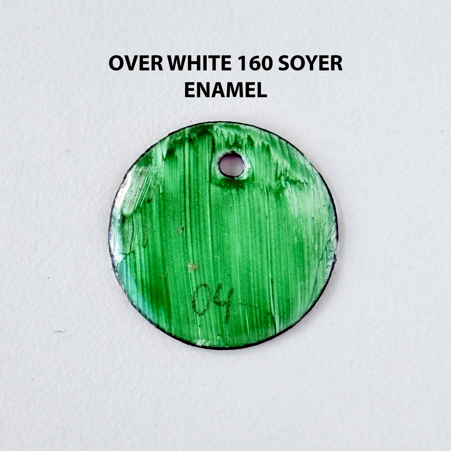 Onglaze Enamel Powder - 8g, Overglaze Painting Powder for Ceramics & Jewelry, Leaf Green No. G004