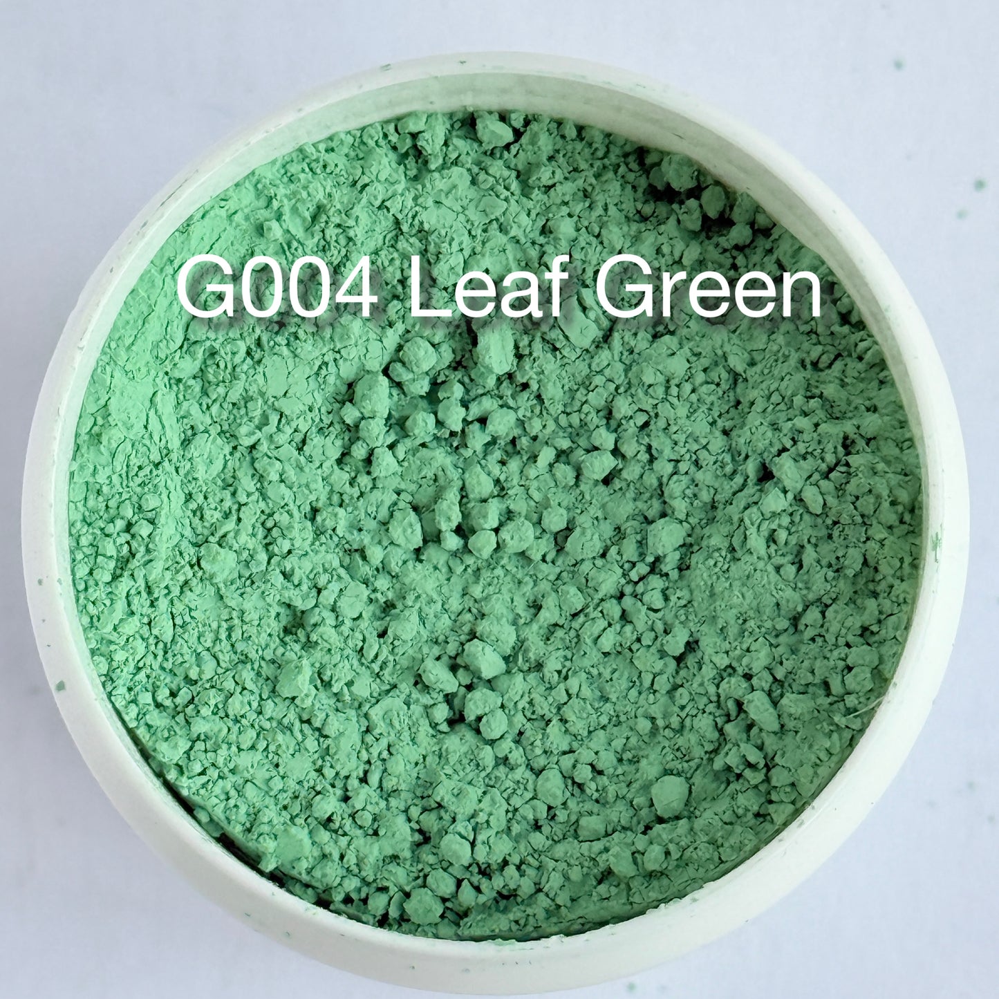 Onglaze Enamel Powder - 8g, Overglaze Painting Powder for Ceramics & Jewelry, Leaf Green No. G004