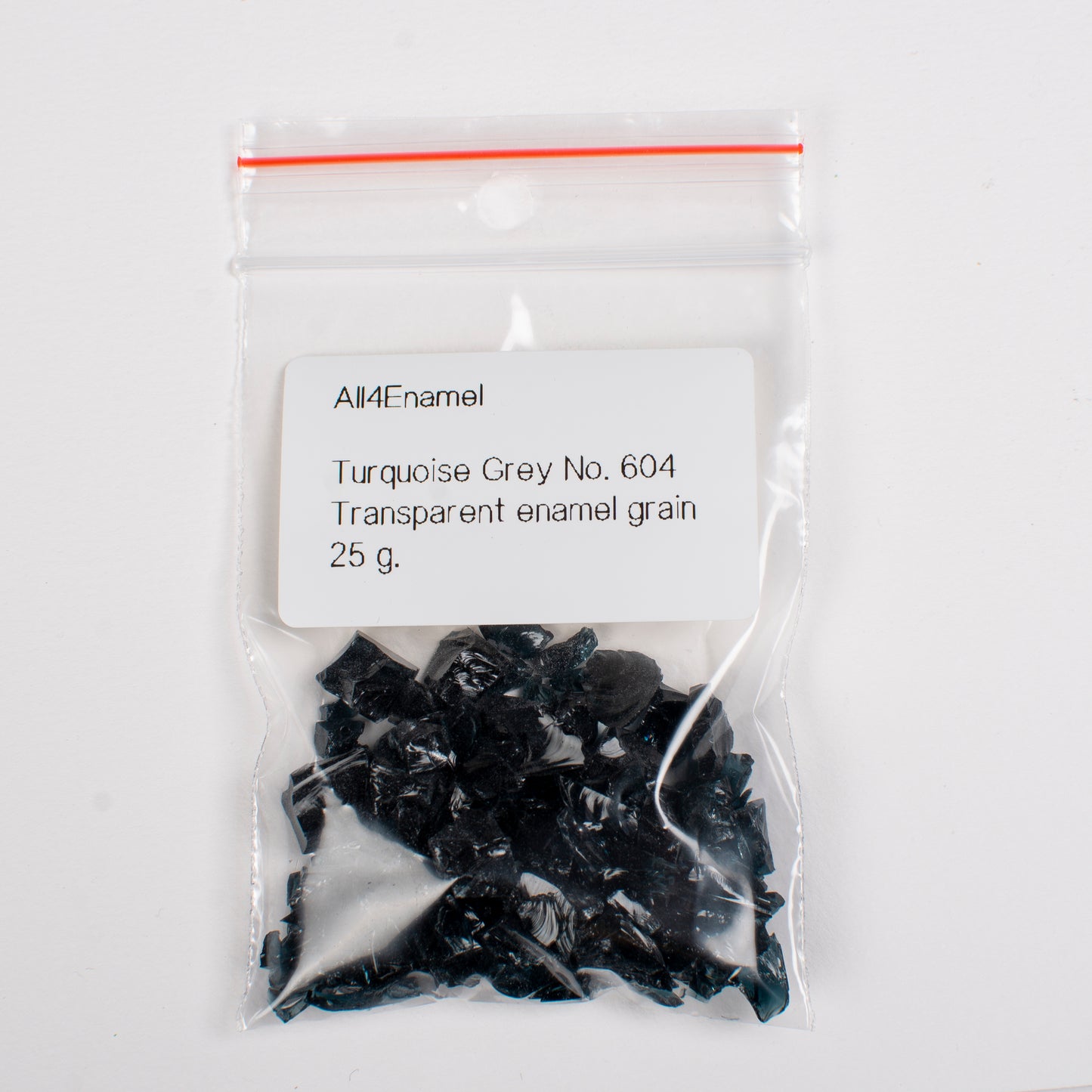 Turquoise Grey Enamel Grain No 604, (25g, 50g, 100g.) Transparent enamel