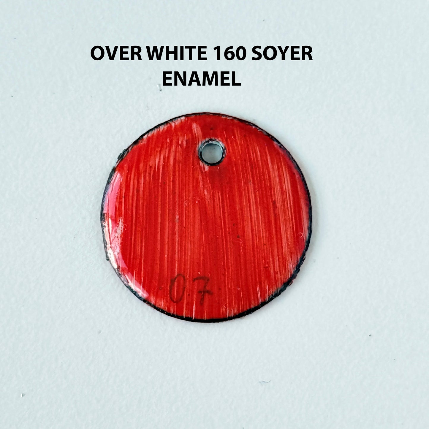 Onglaze Enamel Powder - 8g, Overglaze Painting Powder for Ceramics & Jewelry, Pumpkin No. G007