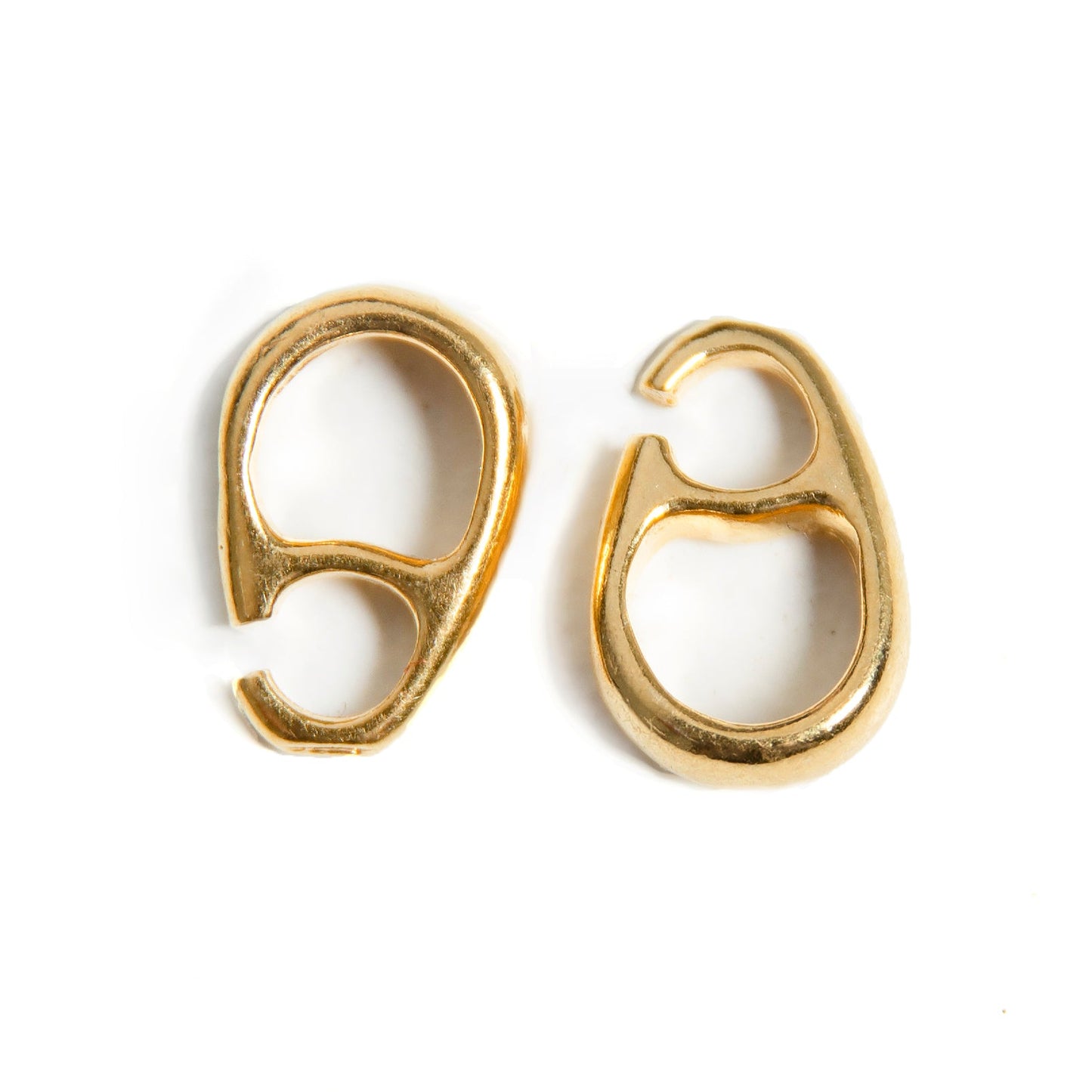 24K Gold Plated Silver Pendant Bail, 8,5 mm (1pcs)
