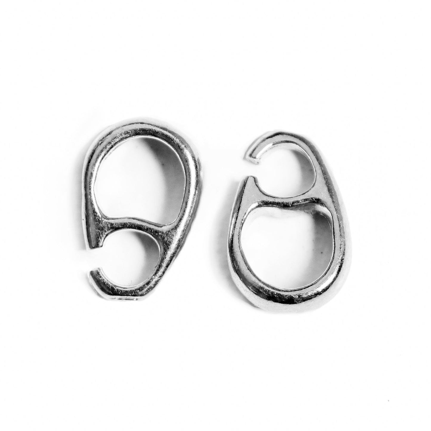 Pendant Bail, 8,5 mm (1pcs), Sterling Silver 925 Bail With Open Loop, Pendant Pinch, Pendant Holder, Jewelry Findings