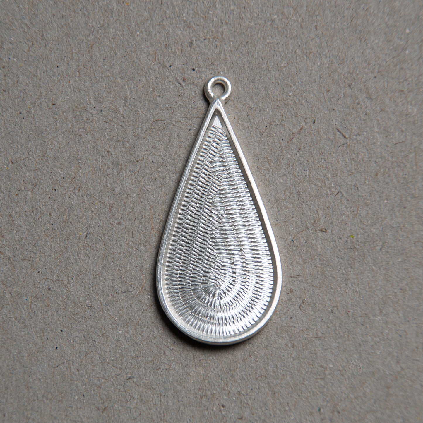 Big Teardrop Sterling Silver  26x13 mm Blank For Enamelling, No Need To Add Foil Or Counter Enamel, 925 Form For Cloisonne Enamel