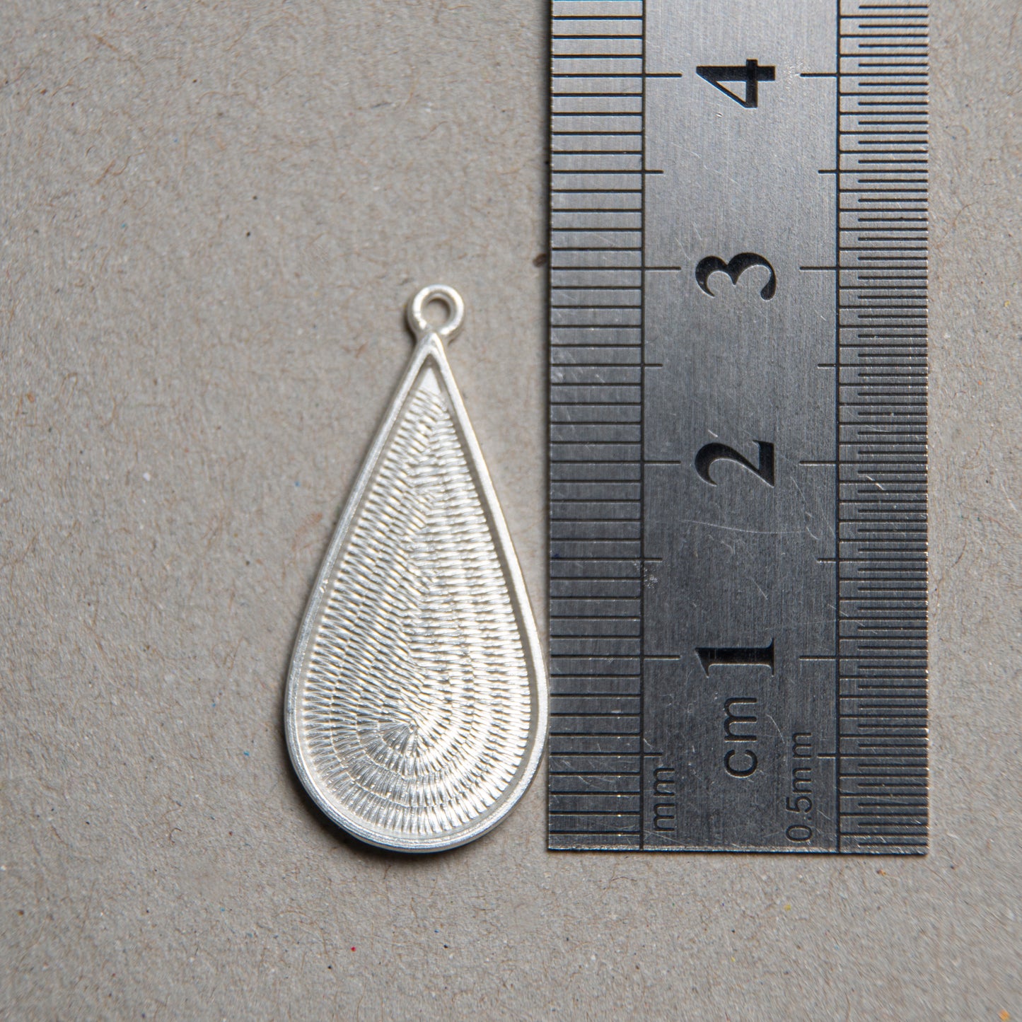 Big Teardrop Sterling Silver  26x13 mm Blank For Enamelling, No Need To Add Foil Or Counter Enamel, 925 Form For Cloisonne Enamel