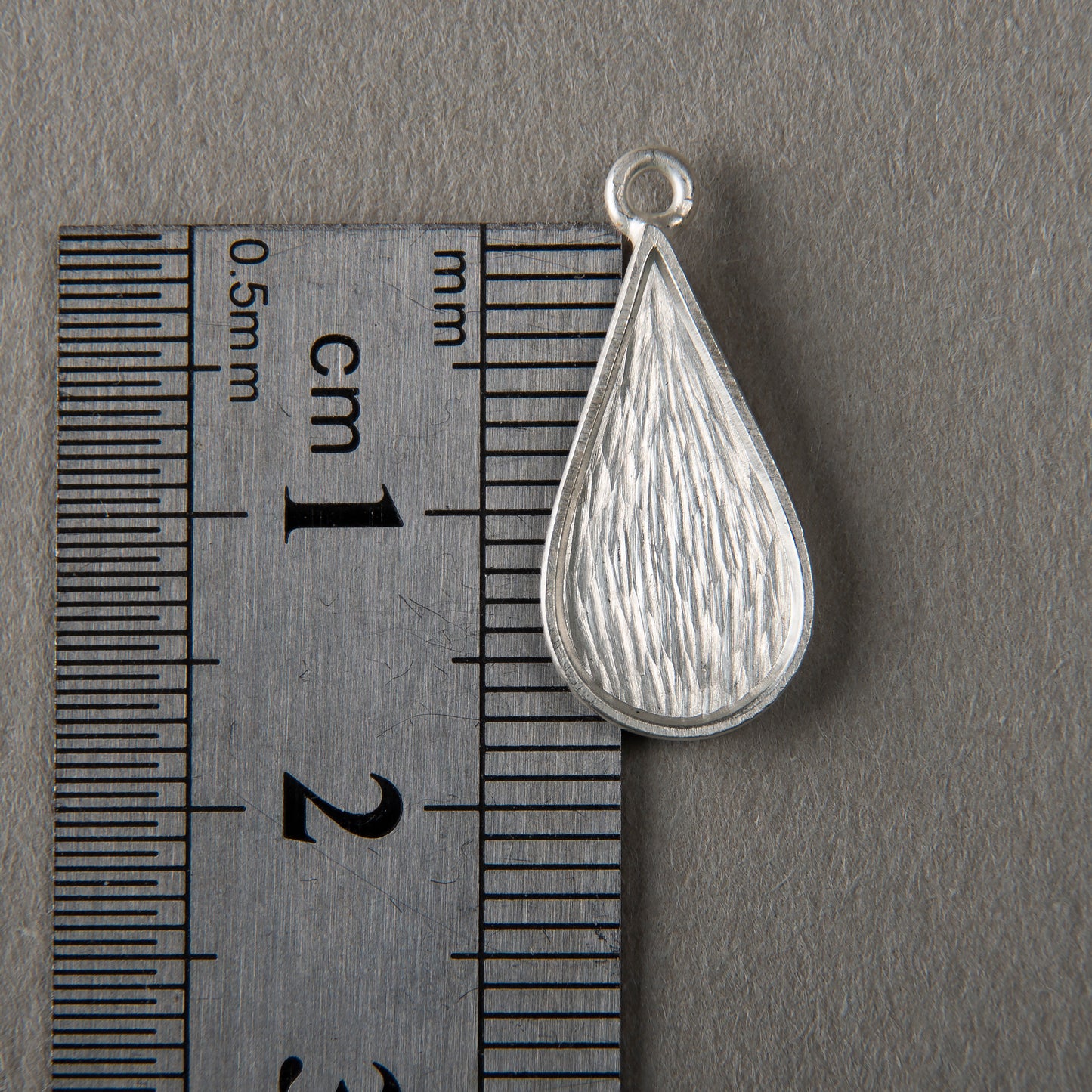 Small Teardrop Sterling Silver  17x9 mm Blank For Enamelling, No Need To Add Foil Or Counter Enamel, 925 Form For Cloisonne Enamelling