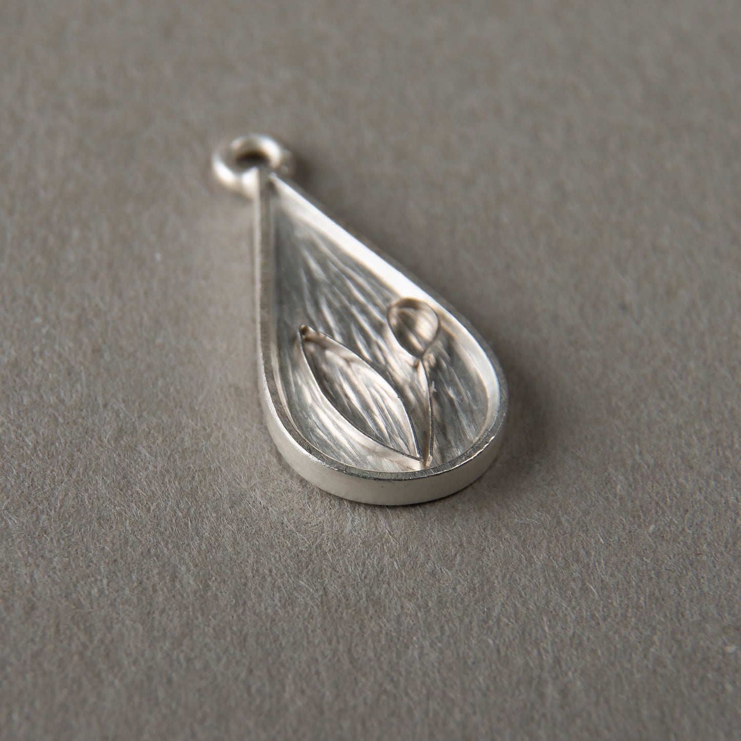 Small Teardrop Sterling Silver  17x9 mm Blank For Enamelling, No Need To Add Foil Or Counter Enamel, 925 Form For Cloisonne Enamelling