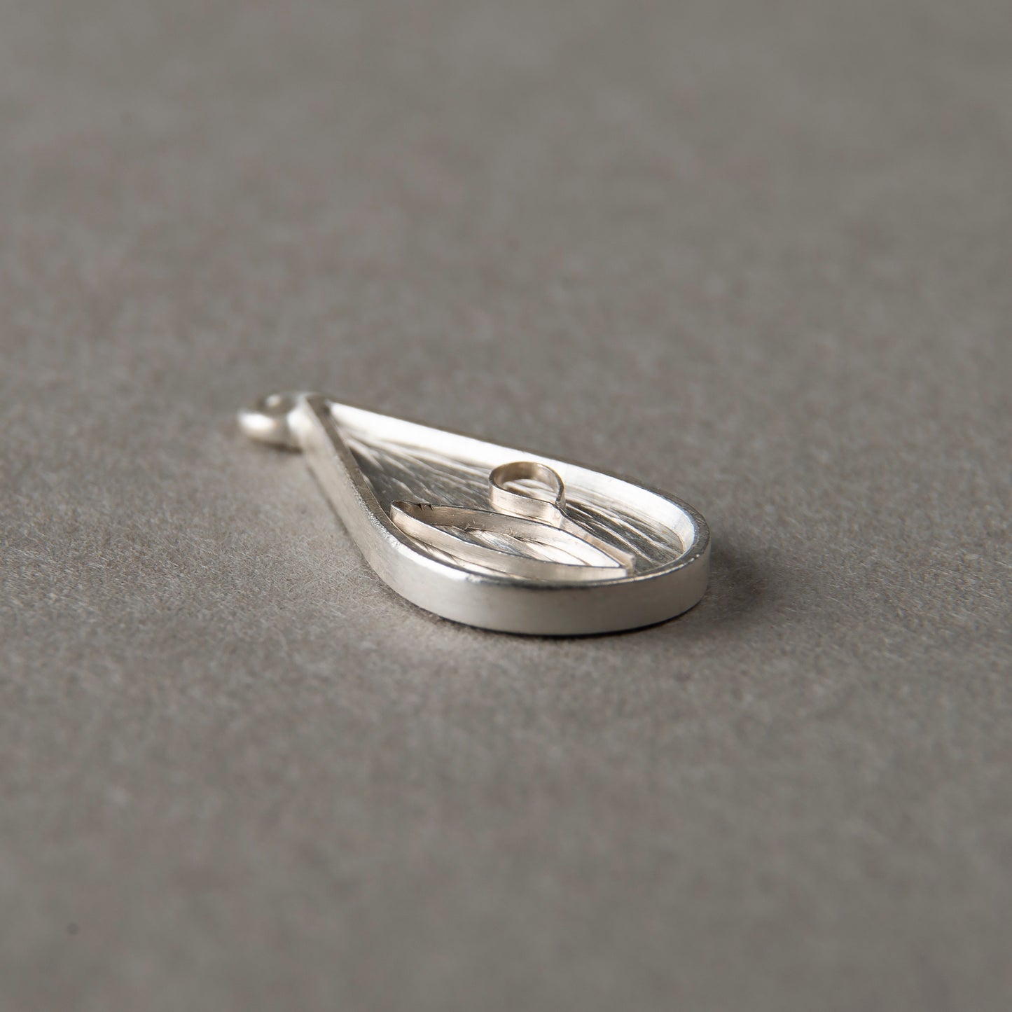 Small Teardrop Sterling Silver  17x9 mm Blank For Enamelling, No Need To Add Foil Or Counter Enamel, 925 Form For Cloisonne Enamelling