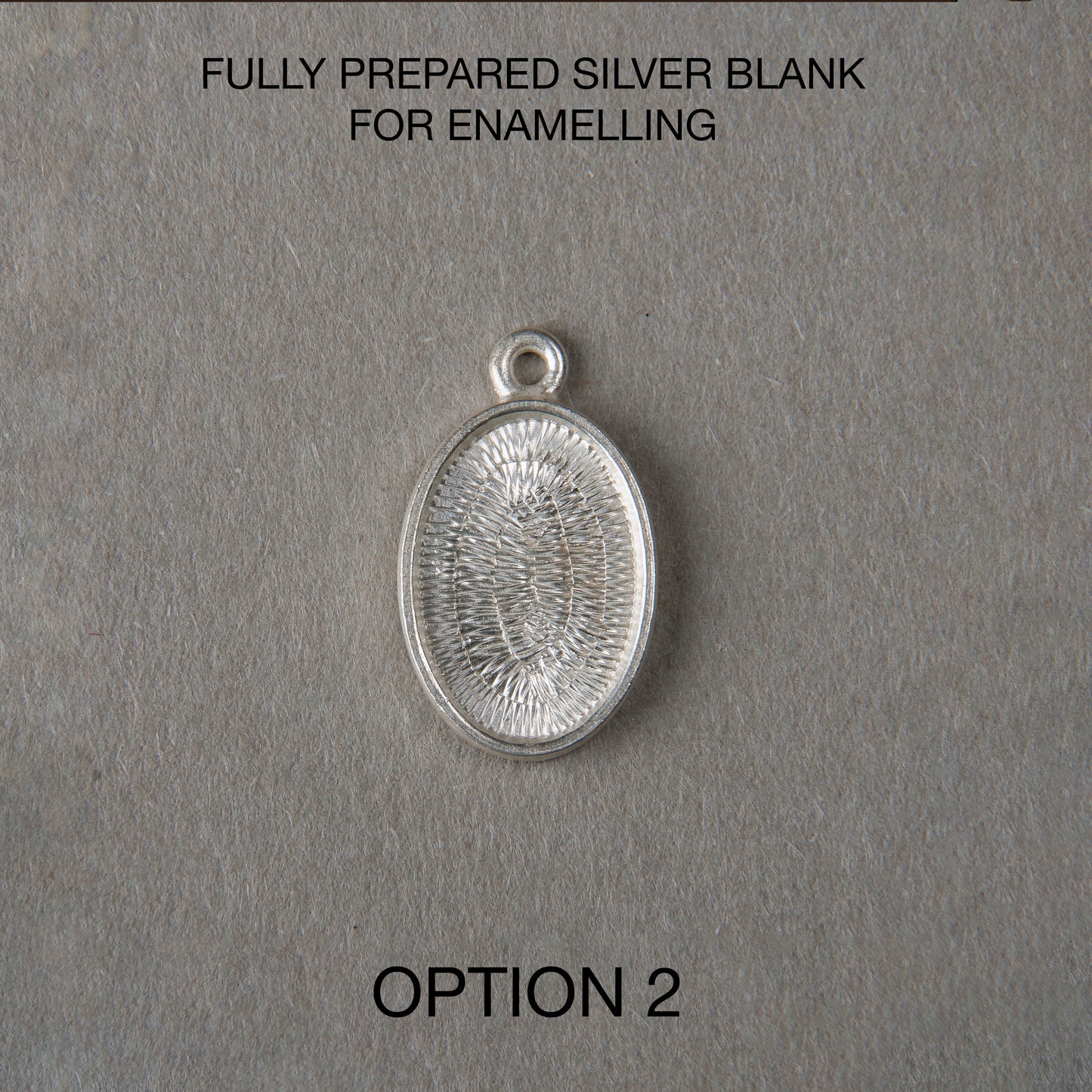 Small Oval Sterling Silver 14x10 mm Blank For Enamelling, No Need To Add Foil Or Counter Enamel, 925 Form For Cloisonne Enamel Works