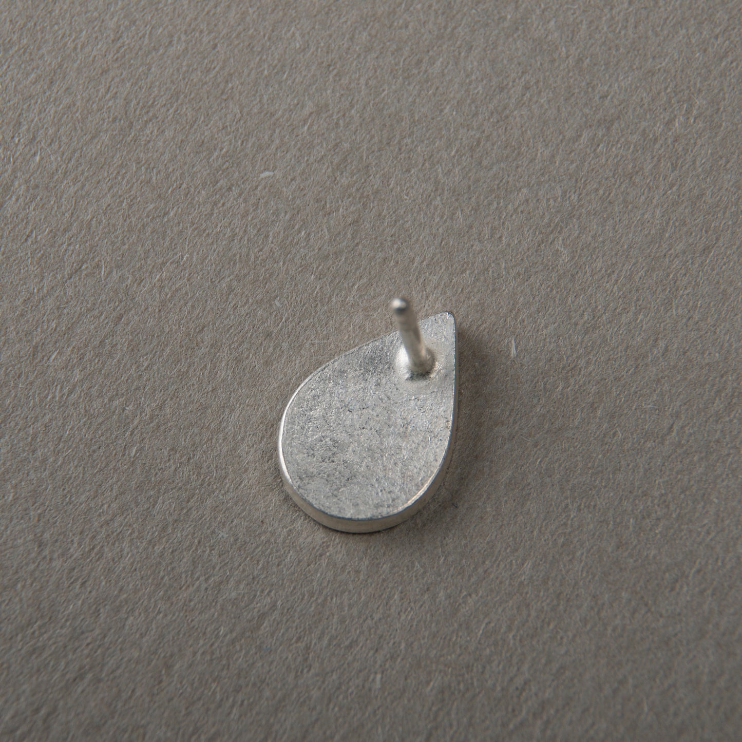 Drop Stud Sterling Silver Blank 12x8 mm For Enamelling, No Needed Foil Or Counter Enamel, 925 Engraved Blank With Post For Cloisonne Enamel