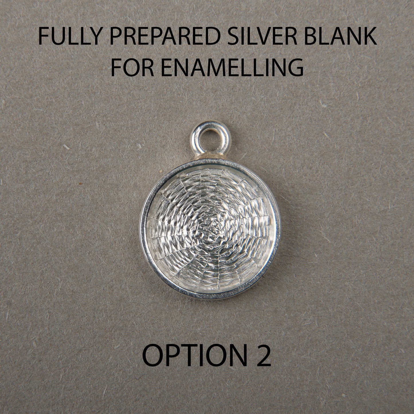 Small Round Silver Blank 11 mm For Enamelling,  Cleaned from Copper, Pickled Silver Blank, 925 Form For Cloisonne Enamelling Work