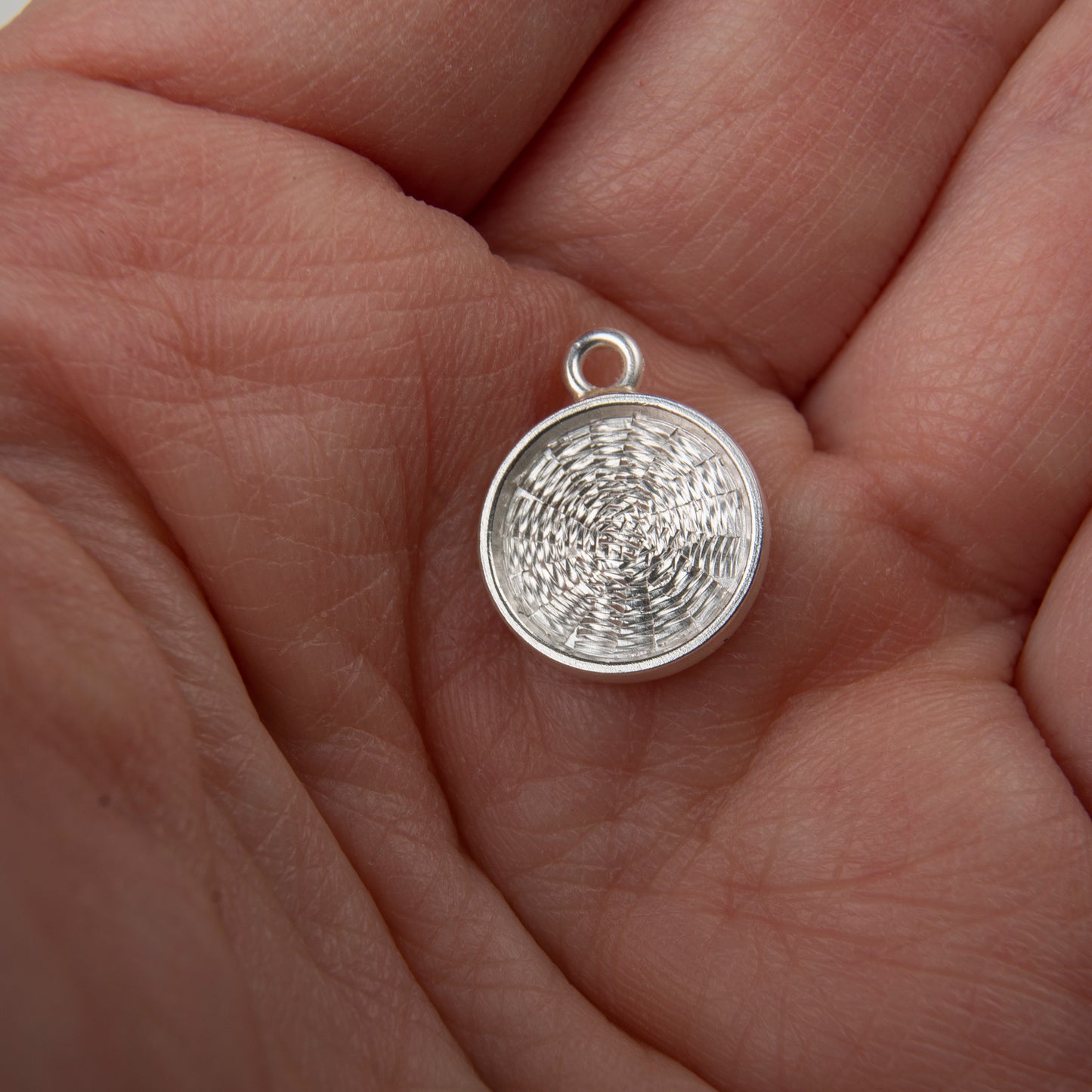 Small Round Silver Blank 11 mm For Enamelling,  Cleaned from Copper, Pickled Silver Blank, 925 Form For Cloisonne Enamelling Work