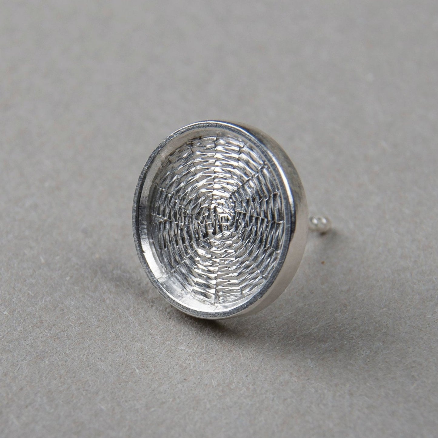 Round Small 11 mm Sterling Silver Blank For Enamelling, No Need To Add Foil Or Counter Enamel, 925 Form With Post, Blank For Stud Earrings