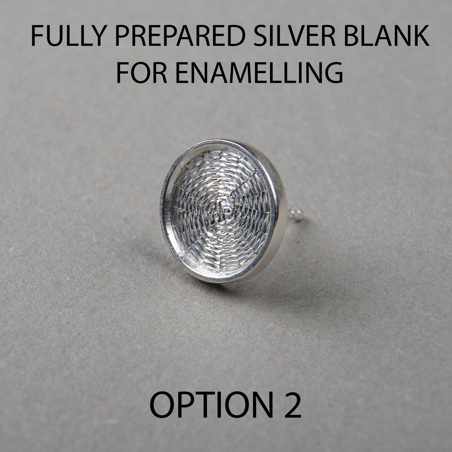 Round Small 11 mm Sterling Silver Blank For Enamelling, No Need To Add Foil Or Counter Enamel, 925 Form With Post, Blank For Stud Earrings