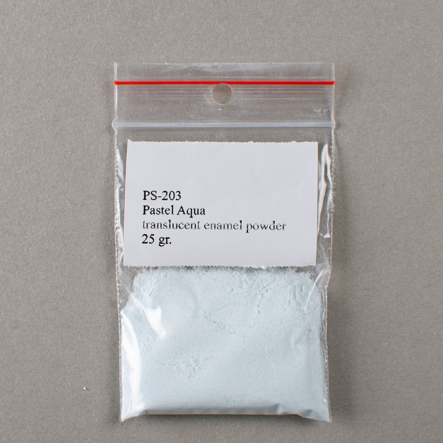 Enamel Powder Pastel Aqua Translucent Enamel No. PS-203, 25gr. Glassed Powder For Enamelling On Silver, Copper, Gold, Enamelling Tools